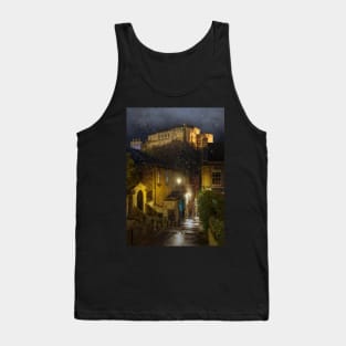 Edinburgh Castle in the snow Tank Top